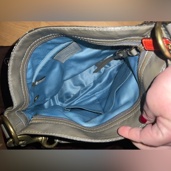 Coach Gray Patent Leather Bag - Picture 7 of 9